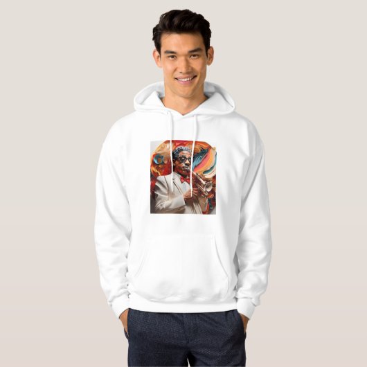 Dizzy Gillespie Hoodie (Voorkant volledig)