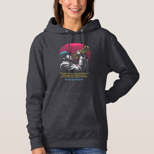 Dizzy Gillespie Hoodie (Voorkant)