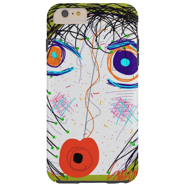 Dizzy Lizzy Phone Case of Susan Fielder Art (Achterkant)