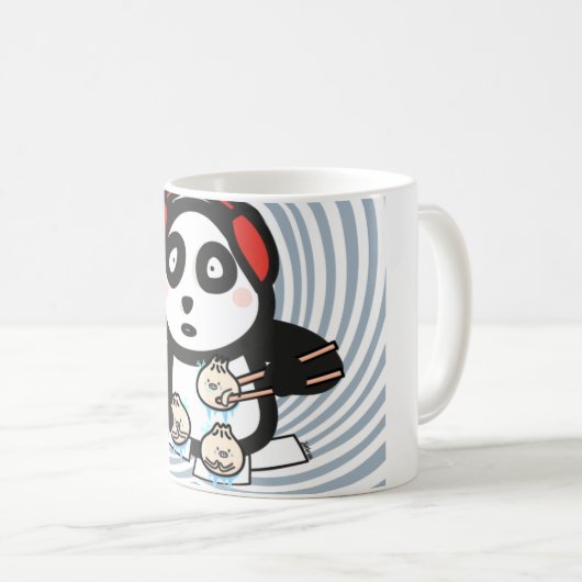 Dizzy Panda - Nippy Dim Sum Coffee Mug Koffiemok (Voorkant rechts)
