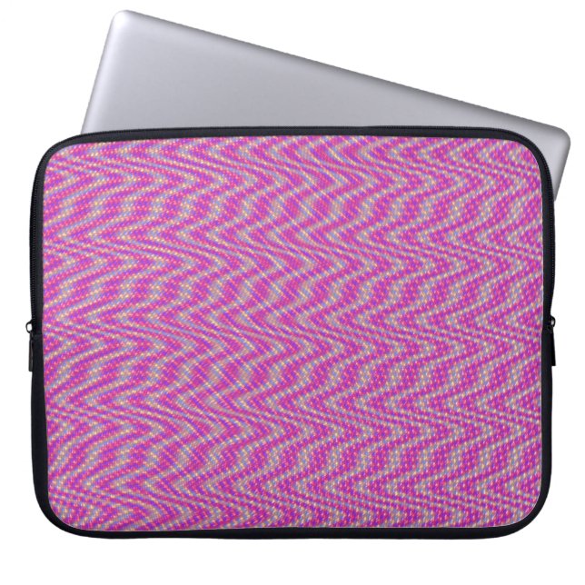 Dizzy Pink Laptop Sleeve (Voorkant)
