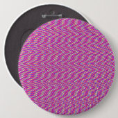 Dizzy Pink Ronde Button 6,0 Cm (Voorkant /achterkant)
