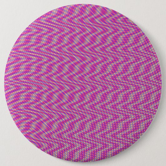 Dizzy Pink Ronde Button 6,0 Cm (Voorkant)