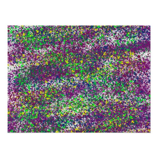 Dizzy Splatter Perfect Poster (Voorkant)