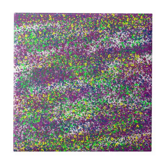 Dizzy Splatter Tegeltje (Voorkant)