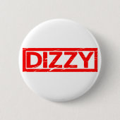 Dizzy Stamp Ronde Button 5,7 Cm (Voorkant)