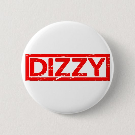 Dizzy Stamp Ronde Button 5,7 Cm (Voorkant)