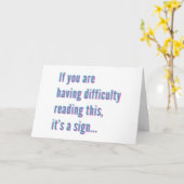 Dizzy Verjaardagsbericht Kaart (Gele Bloem)