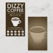 dizzy vervaagt koffiepunkkaart klantenkaartje (Voorkant / Achterkant)