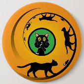 Dizzy Wheel Pin Ronde Button 6,0 Cm (Voorkant)