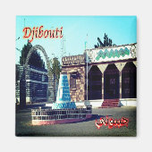DJ005 DIKHIL, Bernard Square, Djibouti, Fridge Magneet (Voorkant)