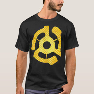 DJ 45-rpm adapter stijlrecord Platenspeler T-shirt