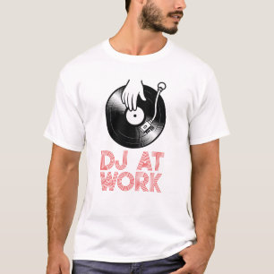 DJ aan het werk T-shirt