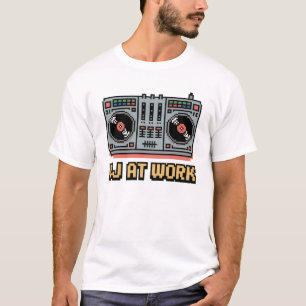 DJ aan het werk T-shirt