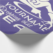 DJ aangepast papier voor kleur- en monogram-onmidd (Hoek)