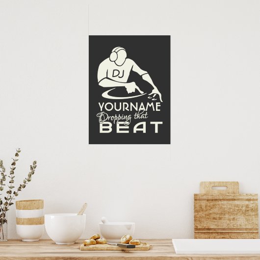 DJ aangepast poster (Keuken)