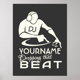 DJ aangepast poster
