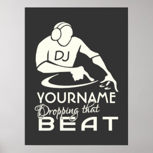 DJ aangepast poster