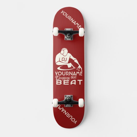 DJ aangepast skateboard (Voorkant)