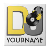 DJ aangepaste keramische tegels Tegeltje (Voorkant)