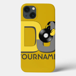 DJ aangepaste kleuren en monogram-hoesjes iPhone 13 Hoesje