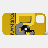 DJ aangepaste kleuren en monogram-hoesjes Case-Mate iPhone Case (Achterkant (horizontaal))