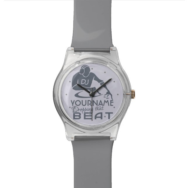 DJ aangepaste kleuren en monogram-horloges Polshorloge (Close Up)