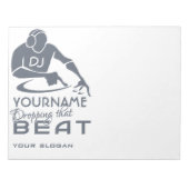 DJ aangepaste laptops Notitieblok (Voorkant)