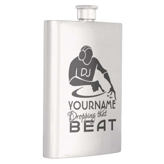 DJ aangepaste monogram kolf Flacon (Rechts)