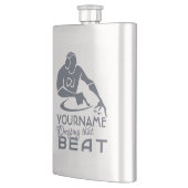 DJ aangepaste monogram kolf Heupfles (Links)
