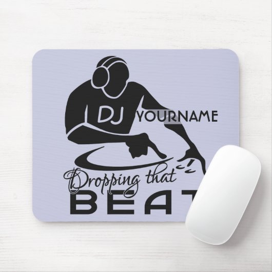 DJ aangepaste mousepad Muismat (Met muis)