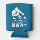 DJ aangepaste naam & kleur koelbox Blikjeskoeler (Achterkant)