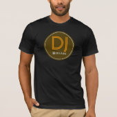 DJ aangepaste naam T-shirt (Voorkant)