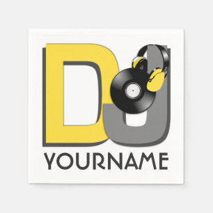 DJ aangepaste papieren servetten