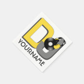 DJ aangepaste papieren servetten (Hoek)