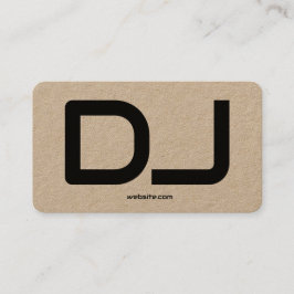 DJ Aangepaste QR-code Zakelijke Kaart Visitekaartje