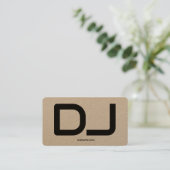 DJ Aangepaste QR-code Zakelijke Kaart Visitekaartje (Staand voorkant)