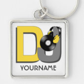 DJ aangepaste sleutelketen Sleutelhanger (Voorkant)