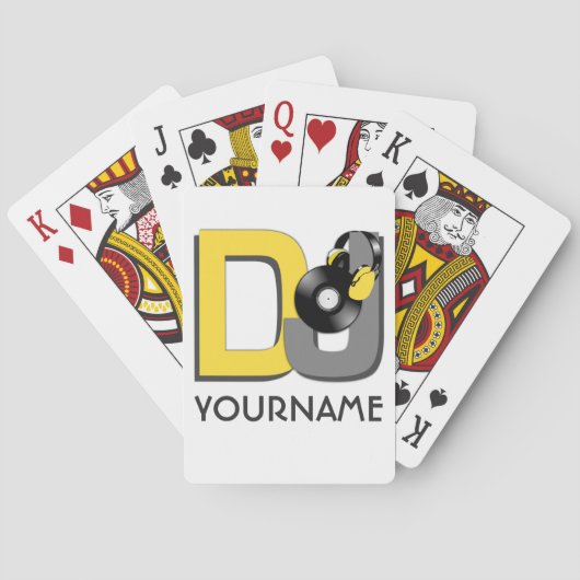 DJ aangepaste speelkaarten (Achterkant)