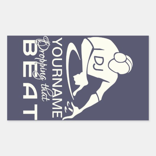 DJ aangepaste stickers (Voorkant)