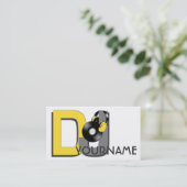 DJ aangepaste visitekaartjes (Staand voorkant)