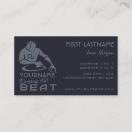 DJ aangepaste visitekaartjes