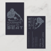 DJ aangepaste visitekaartjes (Voorkant / Achterkant)