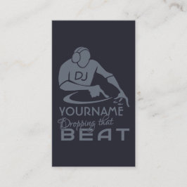DJ aangepaste visitekaartjes