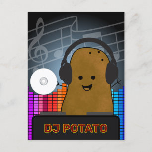 DJ Aardappel Custom Briefkaart