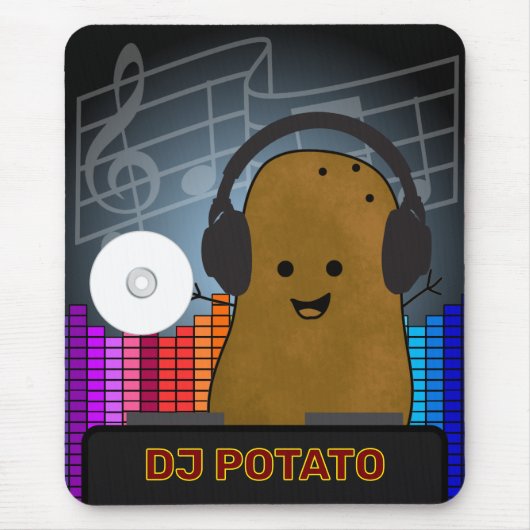 DJ Aardappel Custom Muismat (Voorkant)