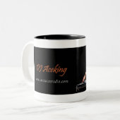 DJ Aceking Tweekleurige Koffiemok (Voorkant links)