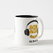 DJ Aceking Tweekleurige Koffiemok (Voorkant rechts)