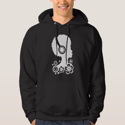 DJ Afrikaanse Amerikaanse dans Hoodie (Voorkant)