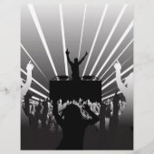 dj-alb-negru-cu-fete flyer (Voorkant)